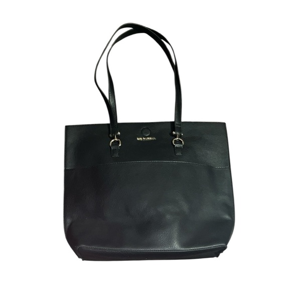 Big Buddha Black Tote with Silver Hardware - Picture 1 of 6